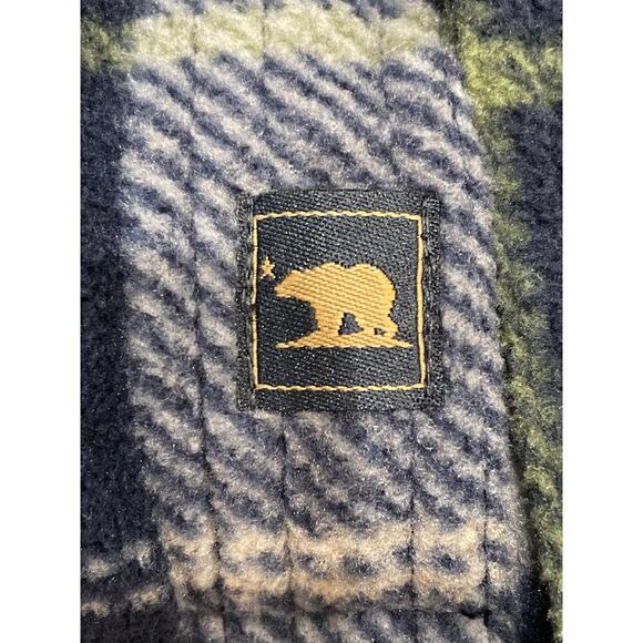 Freedom Foundry Dry Goods Co. Blue Grizzly Flannel Fleece Shirt XL - Picture 9 of 9